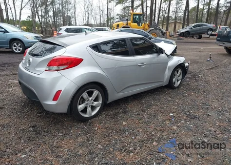 2012 Hyundai Veloster Base W/Gray from USA, damaged, VIN KMHTC6AD4CU034542